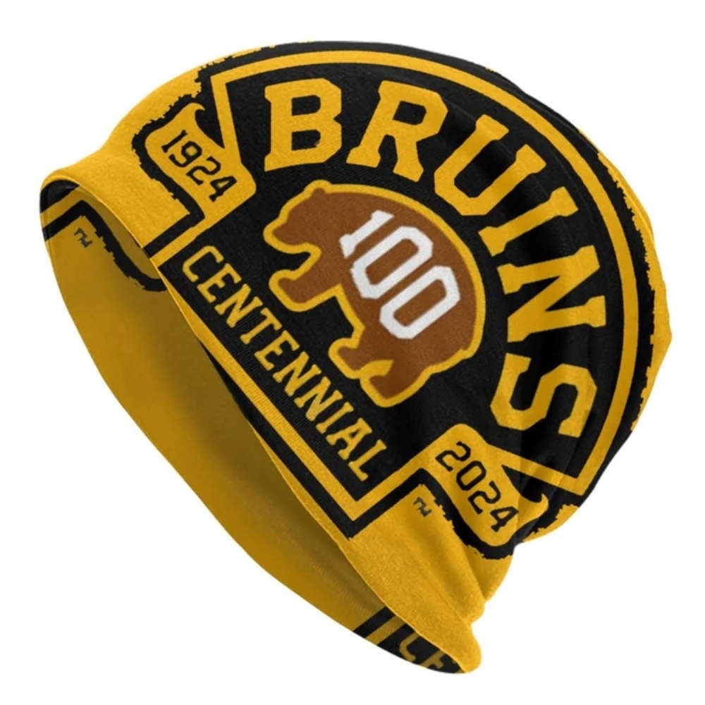 Boston Bruins Hockey 100th Year Skullie